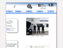 Tablet Screenshot of berghsbilservice.com